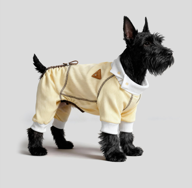 Preppy Ribbed Pet Pajamas Secondary image