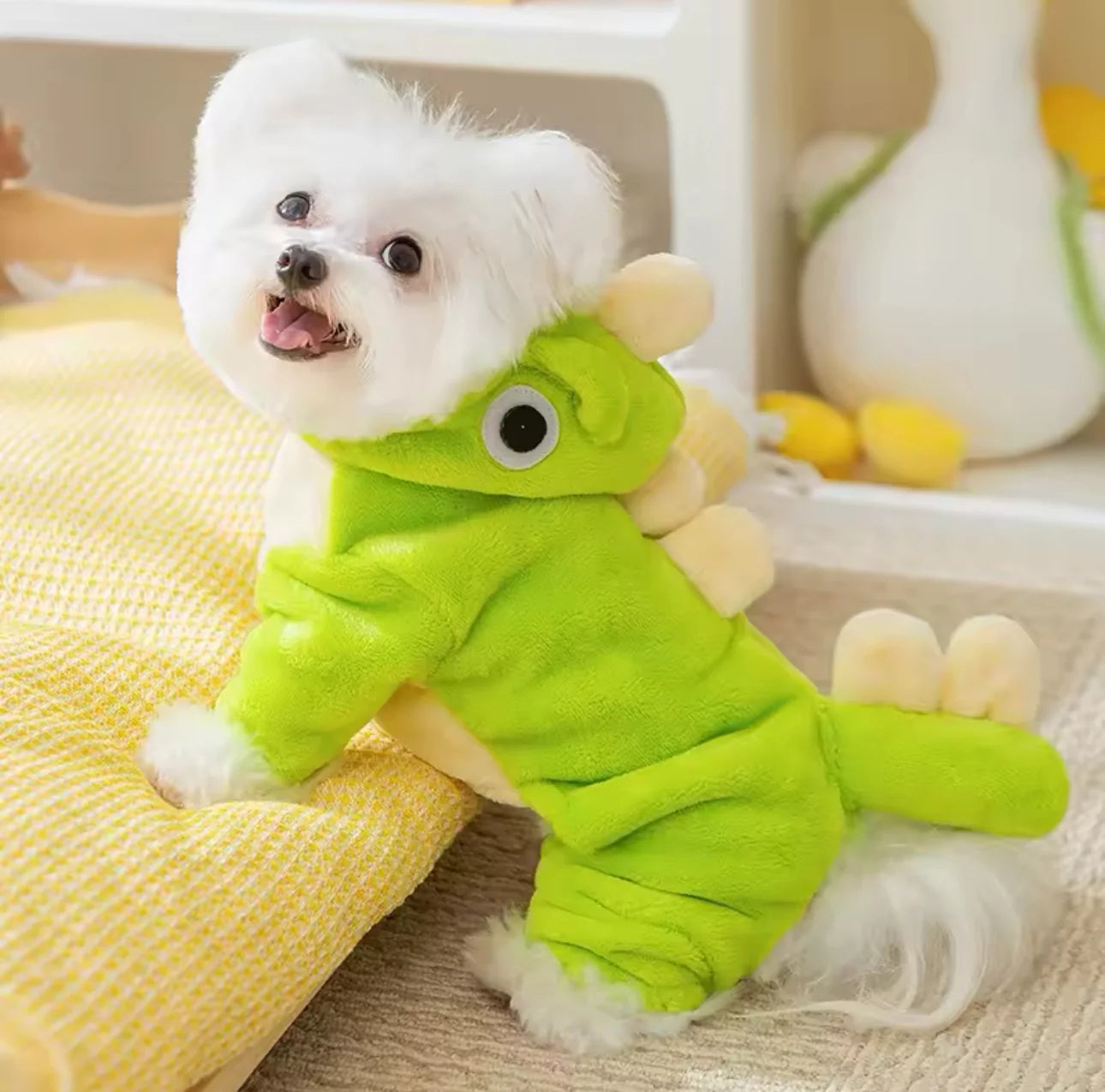 Whimsical Dinosaur Pet Onesie Secondary image
