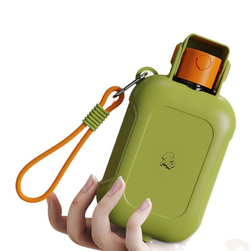 Portable 2-in-1 Outdoor Pet Water Bottle & Snack Cup Main image