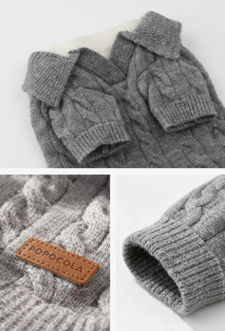 Cozy Cable-Knit Pet Sweater Secondary image